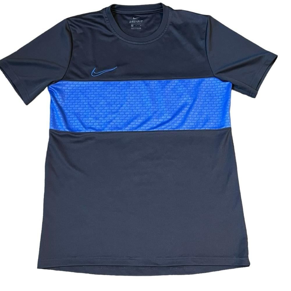Nike T-Shirt Dry Academy GX - Obsidian/Game Royal Blue Colorblock